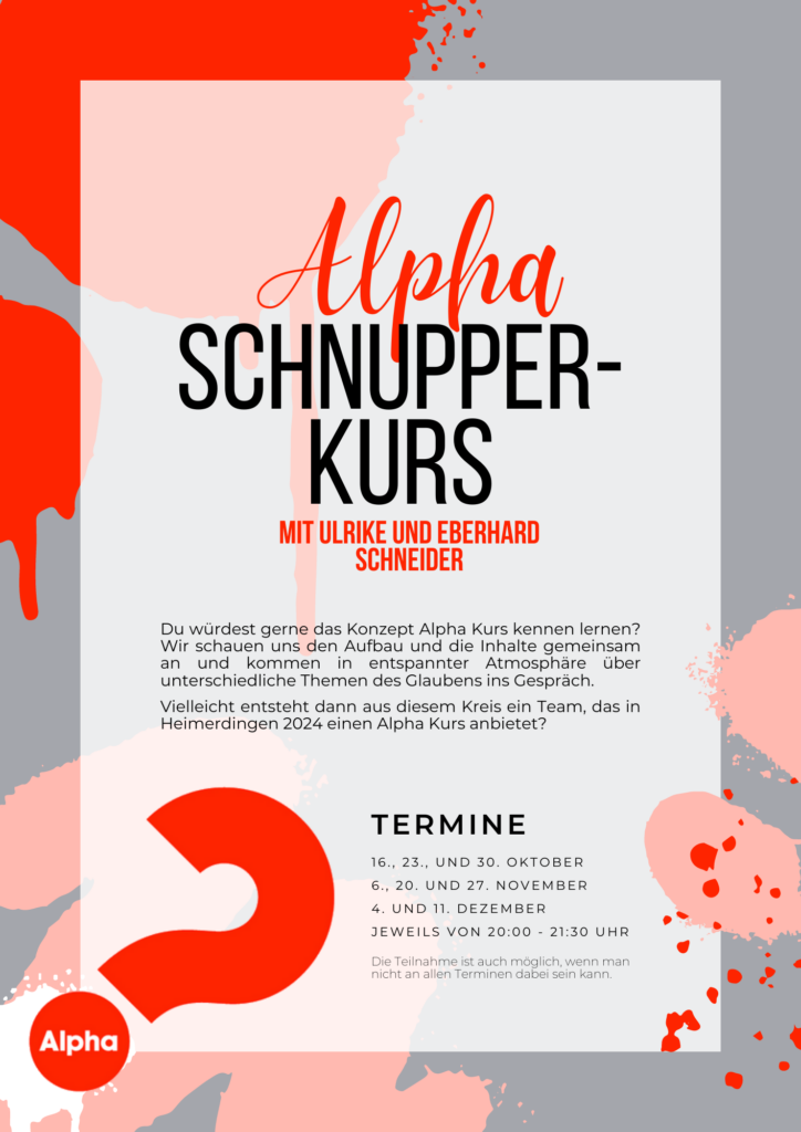 Alpha Schnupper Kurs
